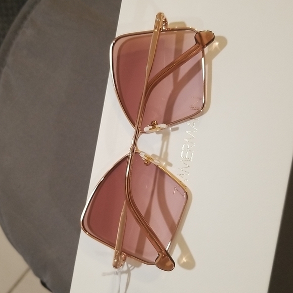 ?ZIMMERMANN? Empire Butterfly Sunglasses ~ Rose Gold Brown Gradient NWT main image 13